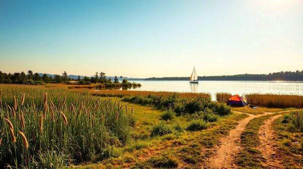 Escapade idyllique : camping bord de l'eau en France !